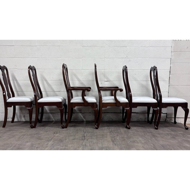 Vintage Pennsylvania House Queen Anne Dining Chairs - Full Set of 6 For Sale In Kansas City - Image 6 of 16