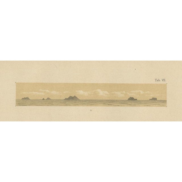 Antique Caribbean Island Group Panorama with Dutch West Indies Seascape, 1888 For Sale - Image 3 of 9