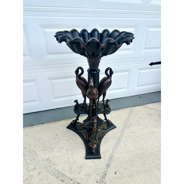 19th Century Cast Iron Fountain/Bird Bath C.C.Anderson & Sons For Sale - Image 10 of 11