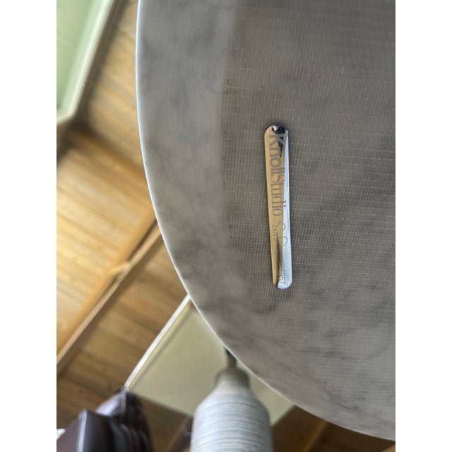 Mid-Century Modern Saarinen Side Table, Round For Sale - Image 3 of 18