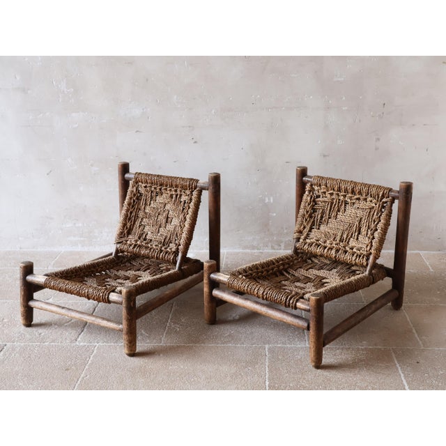 Lounge Chairs by Audoux Et Minet for Vibo Vesoul, 1950s, Set of 2 For Sale - Image 10 of 10