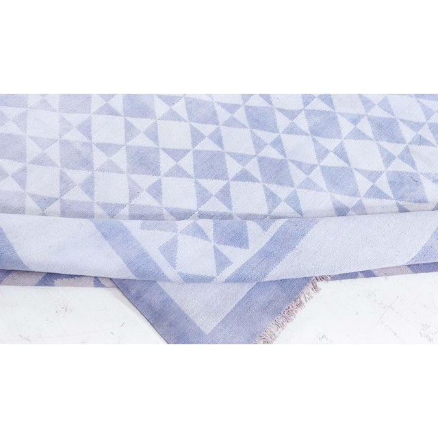 Cotton Indian Rug For Sale In New York - Image 6 of 9