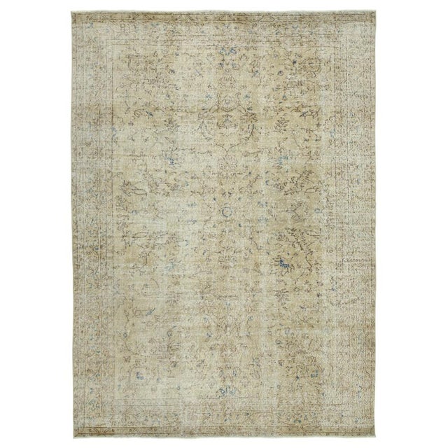 Textile Vintage Turkish Handmade Rug For Sale - Image 7 of 7