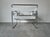 Vintage Marcel Breuer Wassily - Style Chrome White Leather Sling Lounge Chair/ Sold For Sale - Image 4 of 12