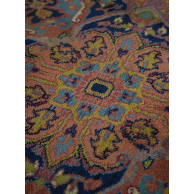 Red Karastan Pattern 726 Approx. 6x9 Area Rug For Sale - Image 8 of 10