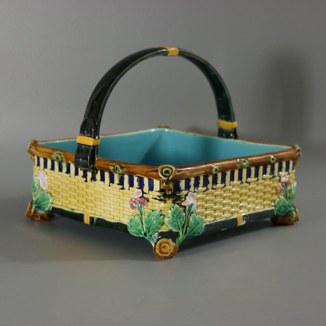 Victorian Brown Westhead Moore & Co Basket For Sale - Image 3 of 11