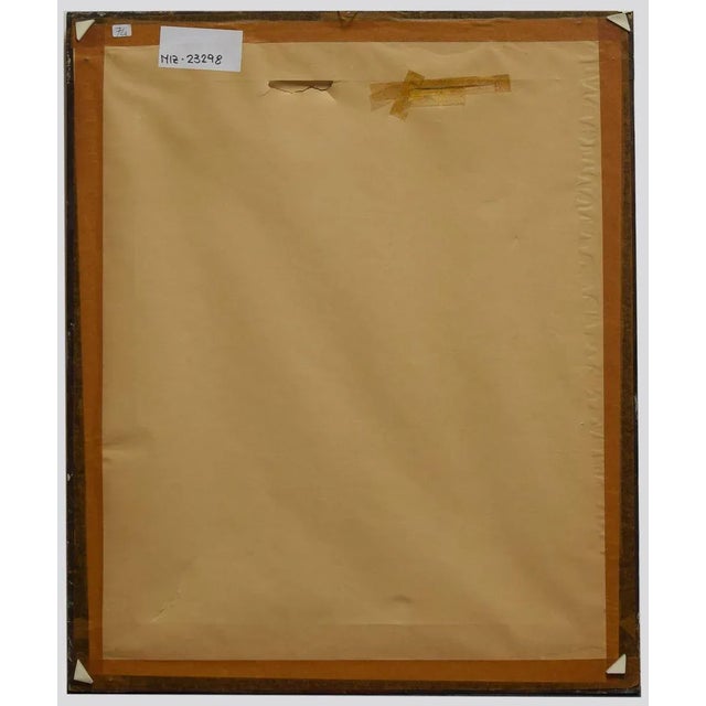 Woman and Goat- Original Woodcut by Guelfo - 1970s 1970s For Sale - Image 3 of 4