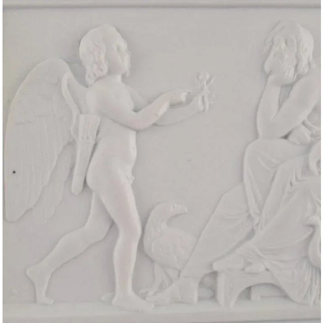 Antique Biscuit Wall Plaque from Bing and Grøndahl For Sale - Image 3 of 6
