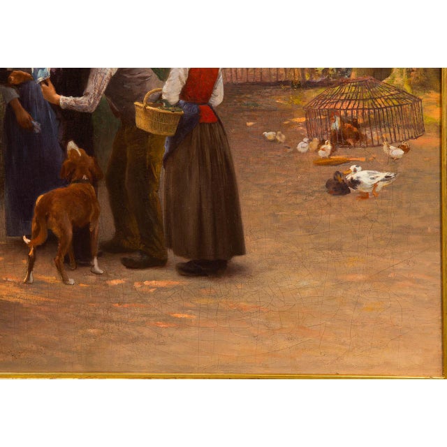 “Young Naval Conscript” Antique French Painting by Julien Le Blant For Sale - Image 4 of 17