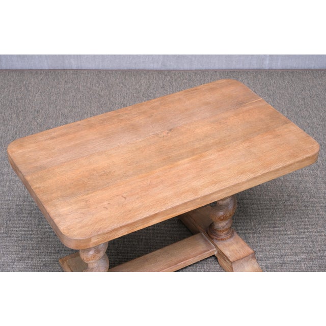 Baroque Swedish Cerused Oak Side Table with Barley-Twist Legs, 1920s For Sale - Image 11 of 13
