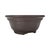 Brown Chinese Tokoname Yixing Clay Bonsai Pot Round Basin Planter 11.5" For Sale - Image 8 of 10
