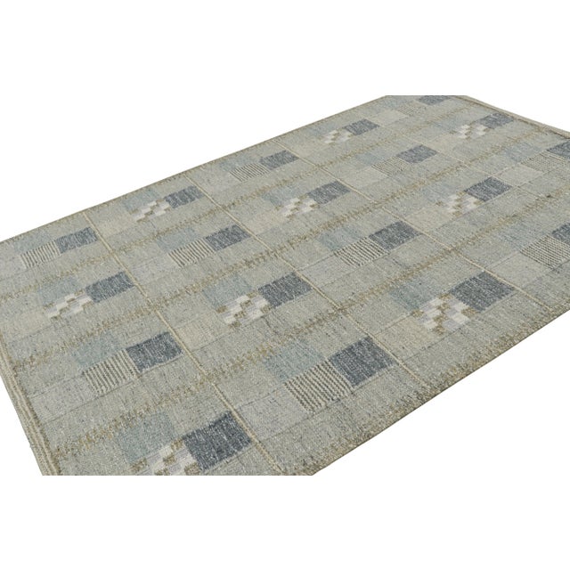 This 6x9 Swedish style kilim rug is from the award-winning Scandinavian rug collection by Rug & Kilim. Handwoven in wool...