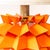 Sculptural Orange Table Lamp by R. Houben, 1970 For Sale - Image 9 of 12