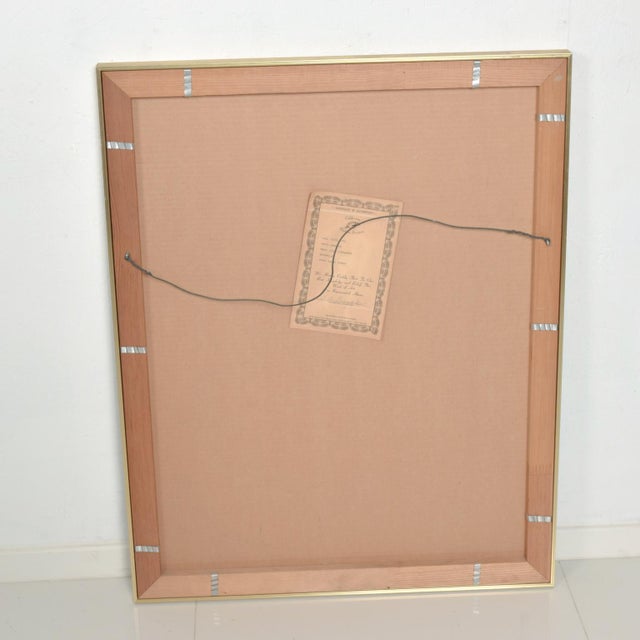 Modern Vietnamese French Still Life Original Color Lithograph by Hoi Lebadang For Sale In San Diego - Image 6 of 9