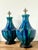 This striking pair of Mid-Century Modern table lamps showcases the vibrant, organic beauty of 1960s artisanal pottery....