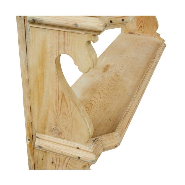 Scandinavian Pine Wall Shelves, 1860 For Sale - Image 6 of 8