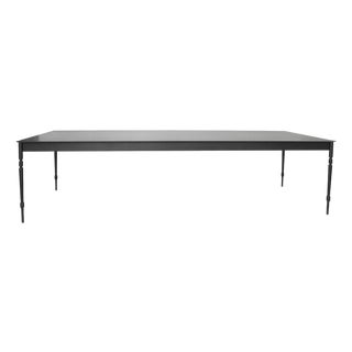 Gregor Jenkin Studio Long Steel Dining Table For Sale