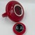 1990s Judith Weber "Dragon Red Classic Tea" Sculptural Ceramic Teapot For Sale - Image 4 of 10
