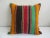 Striped Turkish Kilim Pillow Cover For Sale - Image 4 of 4