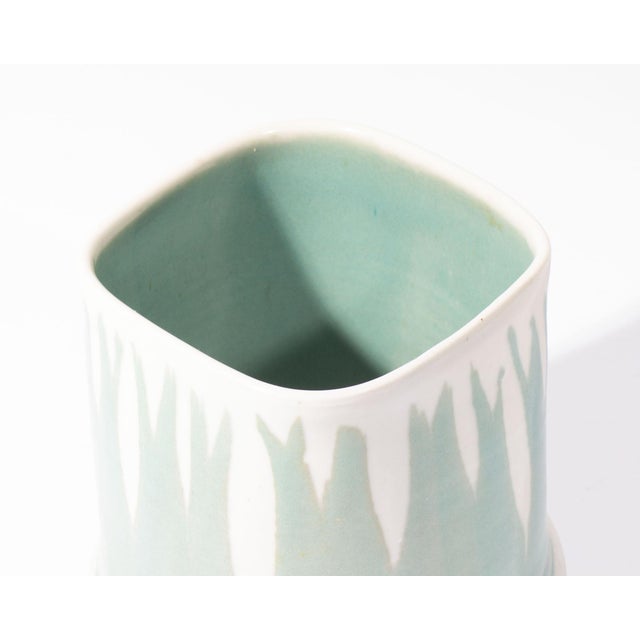 Ceramic Larry Pejeau 1992 Studio Pottery Vase For Sale - Image 7 of 7