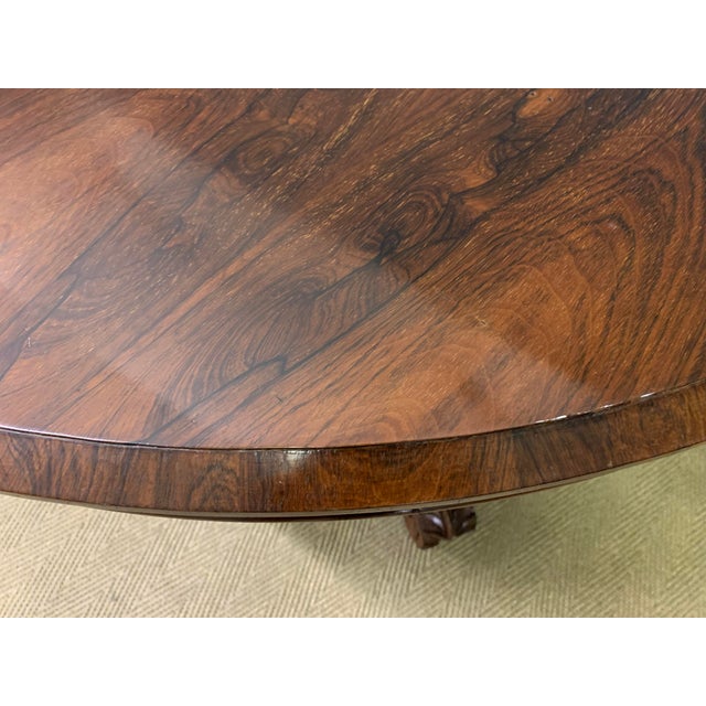 William IV Rosewood Table, 1835 For Sale - Image 11 of 16