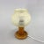 Mid-Century Wood & Glass Table Lamp, 1970s For Sale - Image 9 of 10
