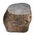 Rustic Vintage Outdoor Boulder Stone Side Table Stool For Sale - Image 4 of 5