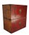 Asian Early 19th Century Red Stacked Antique Trunks For Sale - Image 3 of 10