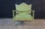 Early 20th Century Antique Victorian French Country Louis XV Style Green Painted Settee Bench For Sale - Image 5 of 18