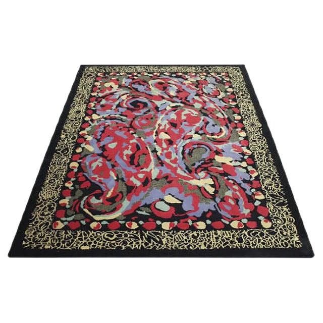 Rug by Pierre Balmain for Van Neder Rugs, 1980s For Sale