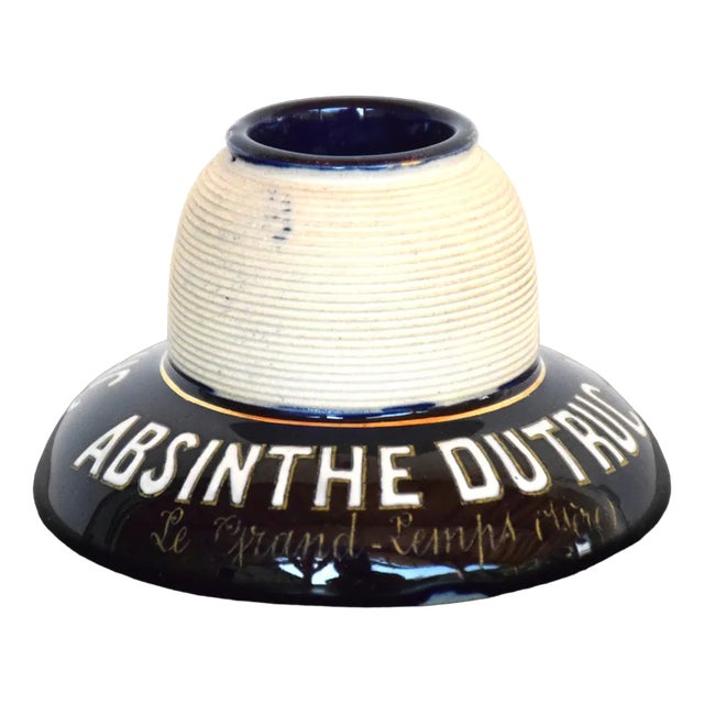 Pyrogene Match Holder Advertiser Absinthe from Maison Dutruc en Isère, 1890s For Sale