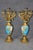 Pair of French Late 19th Century Sevres Style Porcelain and Bronze Candelabras For Sale In Philadelphia - Image 6 of 13