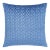 Scalamandre 22" x 22" Petal Velvet Pillow in Royal Blue For Sale
