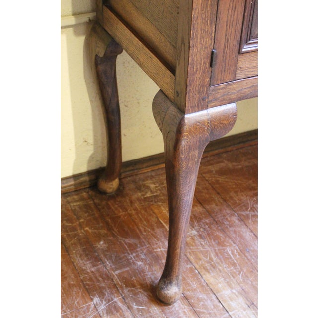 Circa 1860-80 English Queen Anne Style Oak Dresser For Sale - Image 14 of 16