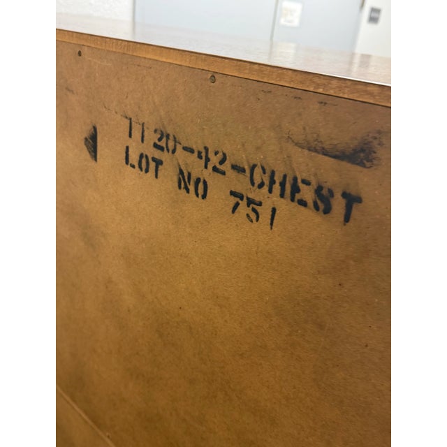 Mid 20th Century American of Martinsville Gentleman Chest of Drawers For Sale In San Francisco - Image 6 of 12