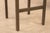 Set of 4 Thayer Barstools by Maiden Home Dark Oak Wood Leather & Shearling Seats For Sale - Image 11 of 11