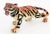 Offering a dynamic SMALL vintage porcelain growling Tiger figurine styled in an aggressive attack position, circa 1960s....