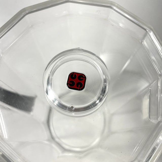 Modern Post Modern Italian Guzzini Lucite Pitcher For Sale - Image 3 of 8