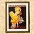 Paper Vintage Boho Folies Bergere Framed Poster For Sale - Image 7 of 10