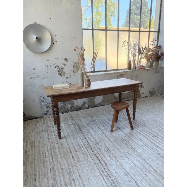 Beechwood Bistro Farmhouse Table, 1900 For Sale - Image 15 of 18