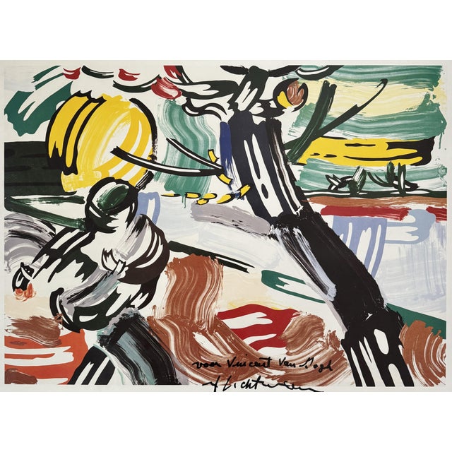 Roy Lichtenstein, The Sower, Offset Lithograph, 1985 For Sale - Image 4 of 5