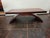 Mid-Century Art Deco Mahogany Coffee Table Arc Base For Sale - Image 4 of 7