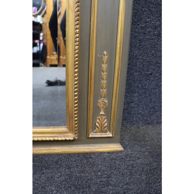 Carvers’ Guild Trudeau Neoclassical Gilt Mirror For Sale - Image 9 of 11