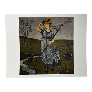 Contemporary Antique Little Bo-Peep Reproduction Print
