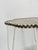 Cream Mid-Century Striped Tray or Side Table, 1950 For Sale - Image 8 of 17