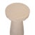 Contemporary Matthew Izzo Home Valencia White Oak Scalloped Edge Drink Table For Sale - Image 3 of 6