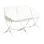 Mid-Century Modern Salterini “Orange Slice” Metal Mesh Bench For Sale