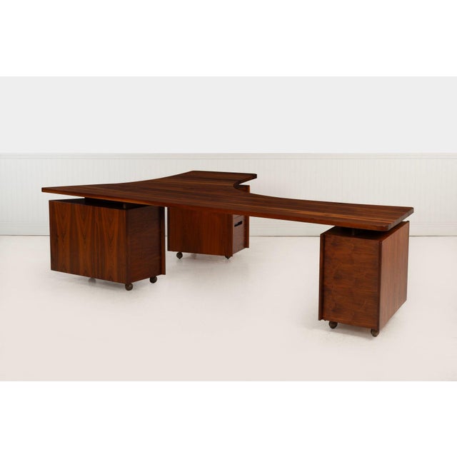 Vladimir Kagan Personal Custom Partner’s Desk, Kagan-Dreyfuss, New York 1950 For Sale - Image 13 of 18