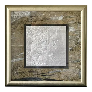 Vintage Op Art Mixed Media Foil by John Butler Signed & Numbered, Framed