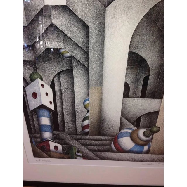 1980s 1986 Pier Augusto Breccia "Memories" Lithograph For Sale - Image 5 of 12